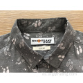 Camisa de manga corta con estampado TC para hombre